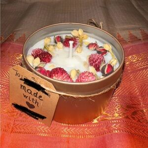 Handcrafted Floral Scented Candle